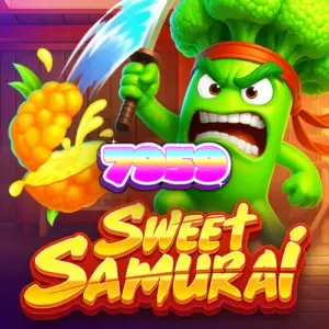 Interface do jogo Sweet Samurai com o personagem Broccoli Samurai